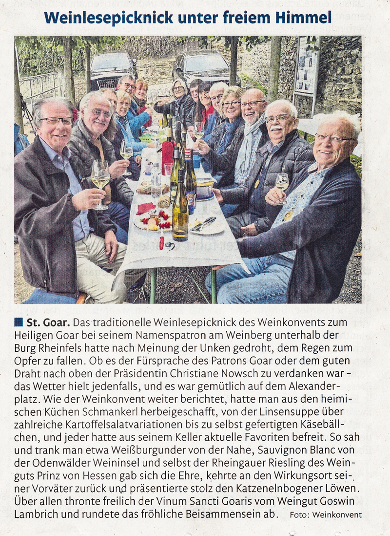 Weinlesepicknick 2022